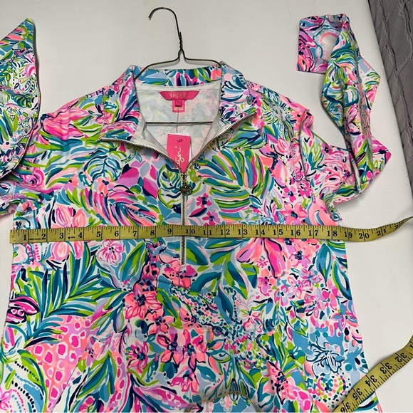 Lilly Pulitzer Pink and Blue Floral Top size Small NWT - Picture 4 of 9